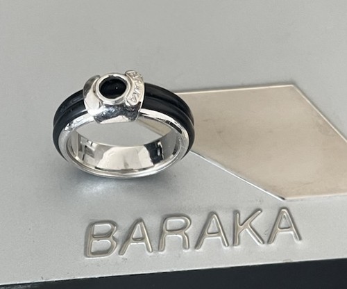 Baraka 18k white - white, rubber